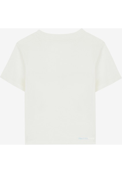 Essential G Short Sleeve T-Shirt Büyük Kız Çocuk Kırık Beyaz SK232139-102