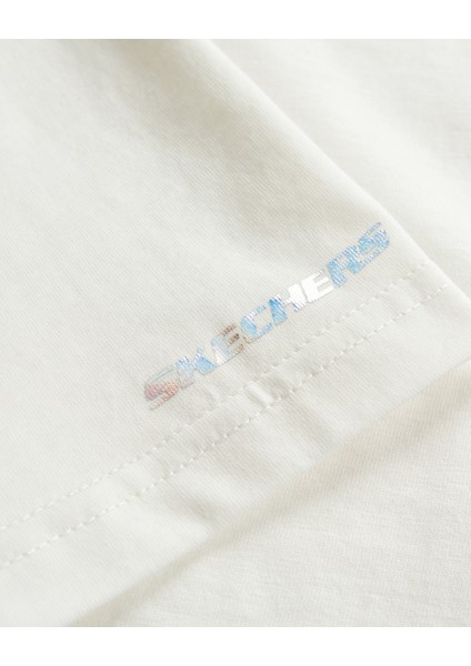 Essential G Short Sleeve T-Shirt Büyük Kız Çocuk Kırık Beyaz SK232139-102