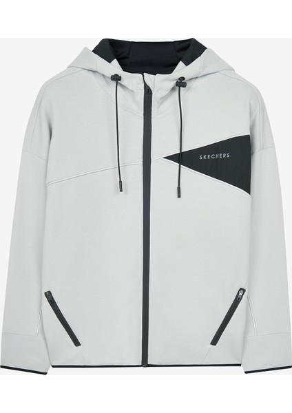 2xi-Lock M Full Zip Hoodie Sweatshirt Erkek Gri S241035-035
