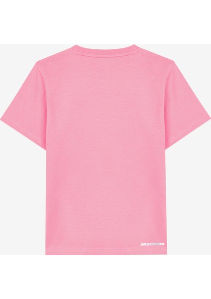 Essential G Short Sleeve T-Shirt Büyük Kız Çocuk Pembe SK232139-611