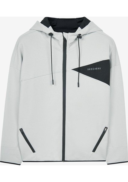 2xi-Lock M Full Zip Hoodie Sweatshirt Erkek Gri  S241035-035