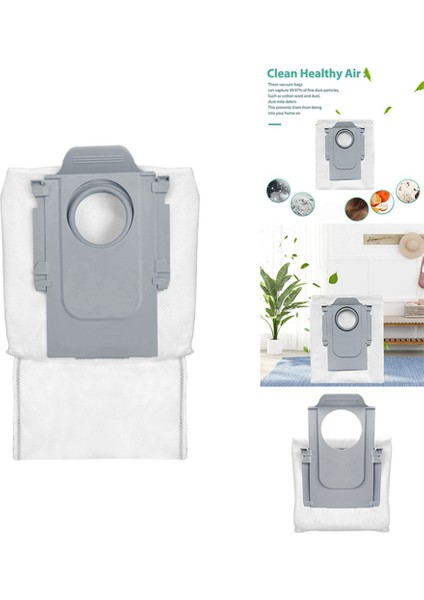 P10 / Q Robotlu Süpürge Aksesuarları Toz Torbası Çöp Toz Torbası Yedek Parçalar (Yurt Dışından)