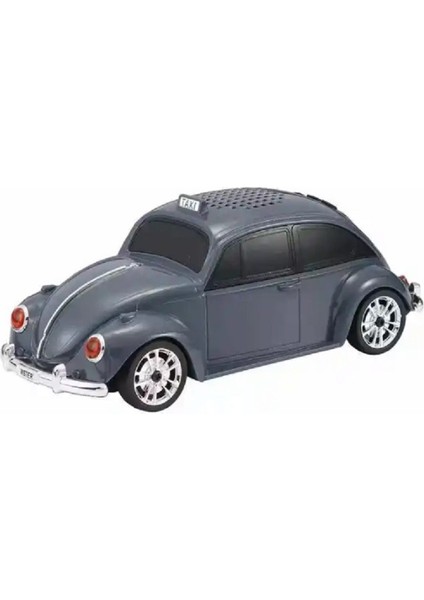 Wster WS-1939 Beetle Araba Görünümlü Taşınabilir Kablosuz Bluetooth Hoparlör ve Radyo