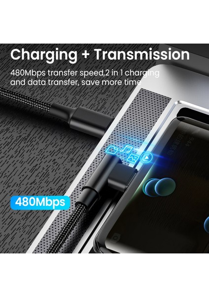 60W Tip C USB C Kablosu Usb-C Pd Hızlı Şarj Kablosu Macbook Pro Samsung Tip-C Hızlı Şarj Kablosu 3A Usbc Veri Kablosu (Yurt Dışından) modelleri