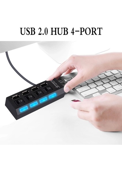 USB 2.0 Hub USB Hub 2.0 Çoklu USB Ayırıcı Hab Güç Adaptörü Kullanın 4/8 Bağlantı Noktası Çoklu Genişletici 2.0 Pc Için Anahtarlı Usb3 Hub (Yurt Dışından) modelleri