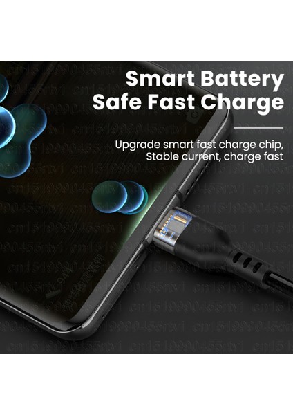 Bahar Tip-C Veri Kablosu USB A'dan USB C'ye Telefon Şarj Kablosu 5A Hızlı Şarj Kablosu Samsung Xiaomi Redmi Realme Için 1/1.5 M (Yurt Dışından) indirimleri
