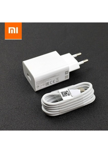 Xiaomi Redmi Not 8 Şarj Cihazı Orijinal Hızlı Qc 3.0 Seyahat Duvar Ab Adaptörü USB Tipi C Kablosu Mi 9 Se A3 A2 Poco X3 F3 Gt Redmi 9 (Yurt Dışından) fiyatları