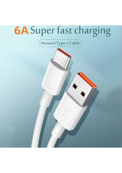 6A 66W USB Tip C Süper Hızlı Kablo Huawei Mate 40 50 Xiaomi 11 10 Pro Oppo R17 Hızlı Şarj USB C Şarj Aleti Kablosu Veri Kablosu (Yurt Dışından) fiyatları