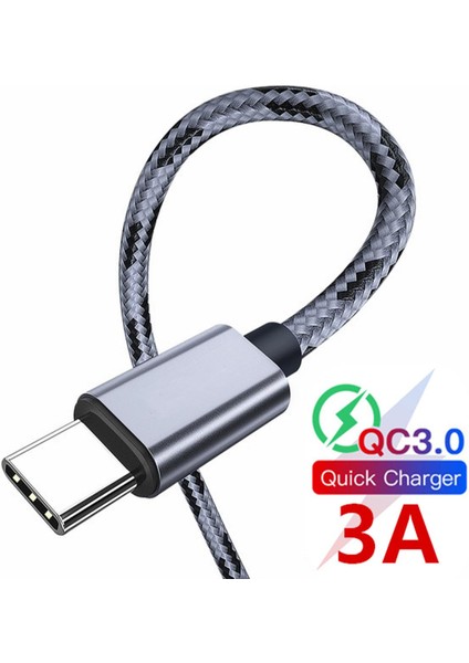 Tip USB C Kablosu Hızlı Şarj Cihazı 3.0 Hızlı Şarj Tipi-C Usb-C Kablosu Tel Samsung S9 Xiaomi Redmi K20 Pro Huawei Telefon Kabloları (Yurt Dışından)