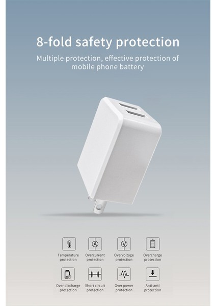 Phomax Çift USB Şarj Aleti Ab Tak 5V2.1A Duvar Şarj Cihazı Cep Telefonu Şarj Mini Seyahat Adaptörü iPhone Samsung Xiaomi Redmi Için (Yurt Dışından) indirimleri