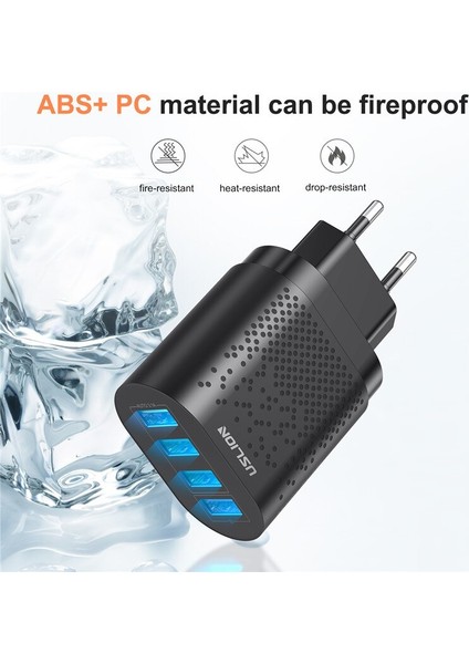 Uslıon 48W Hızlı Şarj Qc 3.0 USB Evrensel Cep Telefonu Şarj Cihazı Duvar Hızlı Şarj Adaptörü iPhone Samsung Huawei Xiaomi 12 (Yurt Dışından) fırsatları