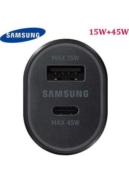 Orijinal Samsung Araç Şarj Cihazı 45W + 15W Çift Bağlantı Noktalı Adaptif Süper Hızlı Adaptör Galaxy S10 9 S20 S21 Artı S10 + NOTE20 Fold2 Telefon (Yurt Dışından) fiyatları