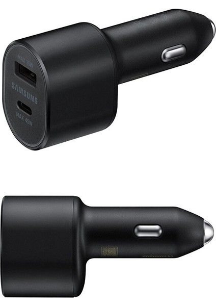 Orijinal Samsung Araç Şarj Cihazı 45W + 15W Çift Bağlantı Noktalı Adaptif Süper Hızlı Adaptör Galaxy S10 9 S20 S21 Artı S10 + NOTE20 Fold2 Telefon (Yurt Dışından) fırsatları