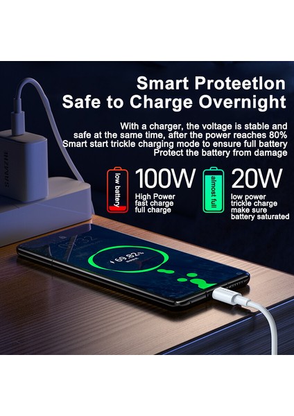 Orijinal Pd 100 W USB C USB Tip C Hızlı Şarj Kablosu Huawei P30 Samsung S22 Ultra Xiaomi 12 Hızlı Şarj Aleti Kablosu Aksesuarları (Yurt Dışından) fiyatları
