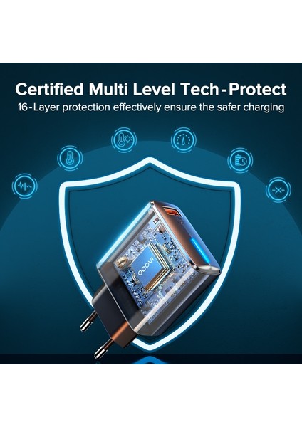 Qoovı 18W USB Şarj Aleti Qc 3.0 Hızlı Şarj Cep Telefonu Duvar Adaptörü Hızlı Şarj iPhone 14 Samsung A71 A51 Xiaomi Huawei (Yurt Dışından) fırsatları