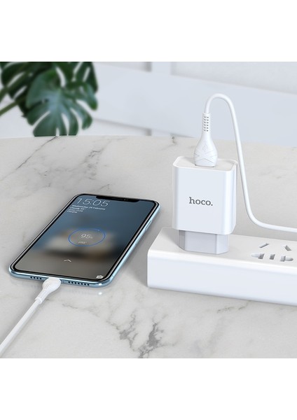 Hoco USB Şarj Aleti Seyahat Ab Tak 2A Hızlı Şarj Adaptörü iPhone 11 12 7 8 Cep Telefonu Şarj Cihazı Kablo ile Samsung Xiaomi Için (Yurt Dışından) fiyatları
