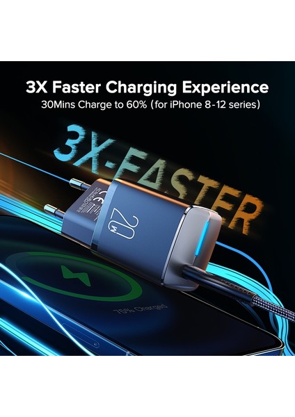 Qoovı Pd 20W Mini USB Tip C Şarj Cihazı Hızlı Şarj Duvar Adaptörü Hızlı Şarj 4.0 Qc iPhone Için (Yurt Dışından) fırsatları