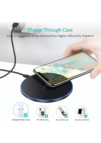 60W Qi Kablosuz Şarj Cihazı iPhone 13 12 11 Pro Xs Max Mini x Xr Indüksiyon Hızlı Kablosuz Şarj Pedi Samsung Xiaomi Huawei Için (Yurt Dışından) modelleri