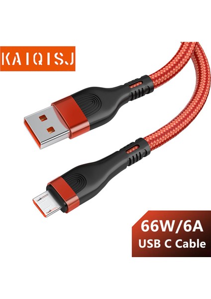 Kaıqısj Qc3.0 Mikro USB Kablosu 6A Hızlı Şarj Kablosu Redmi Için Not 5 Pro Samsung S7 USB Mikro Veri Kablosu Xiaomi Htc Için Şarj Cihazı (Yurt Dışından)