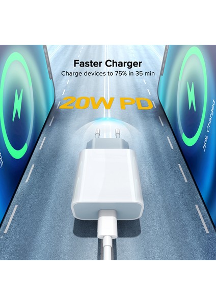 Orijinal Pd 20W Hızlı Şarj Cihazı Apple iPhone 11 12 13 14 Pro Max Mini x Xs Xr 8 Artı Hızlı Adaptör USB C iPhone Şarj Kablosu (Yurt Dışından) fiyatları