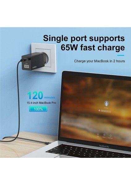 Uslıon 65W Gan USB C Şarj Cihazı Hızlı Şarj Macbook Tablet Için Samsung Xiaomi USB Tip C Pd Şarj Cihazı iPhone 14 13 Şarj Cihazı (Yurt Dışından) indirimleri