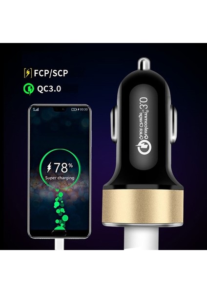 18W Hızlı Cep Telefonu Araba Şarjı Hızlı Şarj 3.0 Xiaomi 11 10S 9 Se Redmi Not 10 9t 9s 8t 9 8 Pro Max Tip-C USB Kablosu (Yurt Dışından) fırsatları