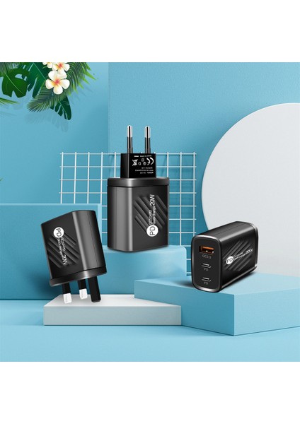 20W Çift Usb-C Şarj Cihazı iPhone 12 Pro Max Tip C Pd Qc3.0 Hızlı Şarj Taşınabilir Telefon Şarj Cihazı iPhone 13 11 Xiaomi Samsung (Yurt Dışından) modelleri