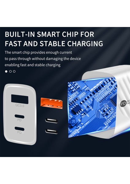 20W Çift Usb-C Şarj Cihazı iPhone 12 Pro Max Tip C Pd Qc3.0 Hızlı Şarj Taşınabilir Telefon Şarj Cihazı iPhone 13 11 Xiaomi Samsung (Yurt Dışından) indirimleri