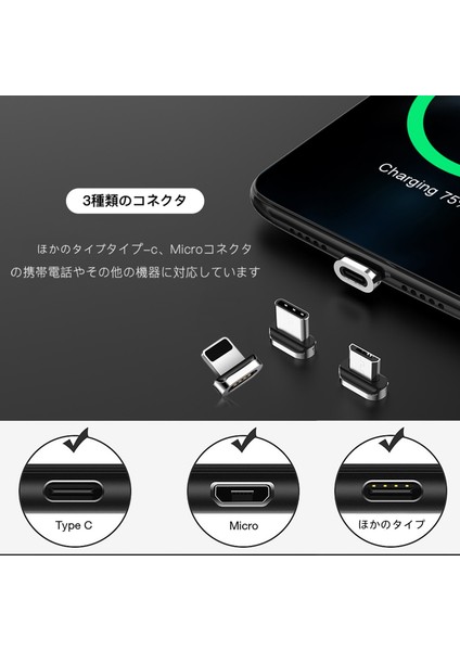 3A Hızlı Şarj Manyetik Kablo Mikro USB Tip C 3 In 1 Veri Cacle Iphone Xiaomi 540 Için Döndür Mıknatıs Şarj Cihazı USB Tel Kablosu (Yurt Dışından) fiyatları