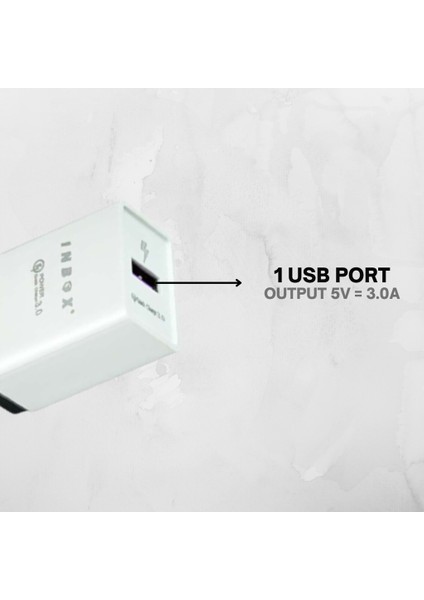 Gelen Kutusu Qa-1 Qualcomm Seyahat Şarj Cihazı | Hızlı Şarj Adaptörü (Yurt Dışından) fırsatları
