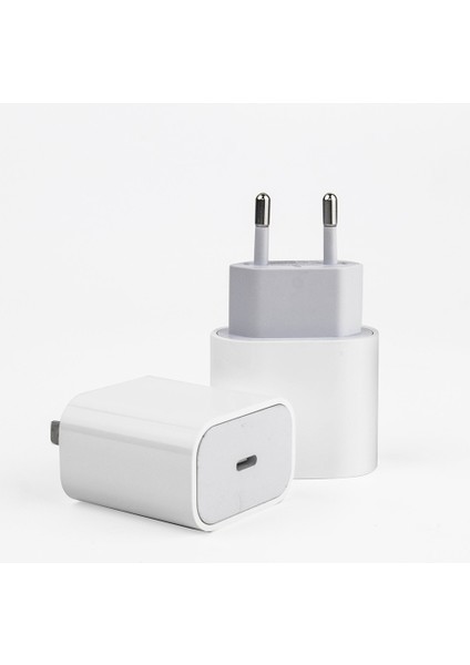 Hızlı Şarj 20W Usb-C Tip-C Şarj Adaptörü Duvar Ab Abd Tak Apple iPhone 14 13 12 11 Pro Max 8 7 6 Artı Xiaomi Poco F3 X3 (Yurt Dışından) modelleri