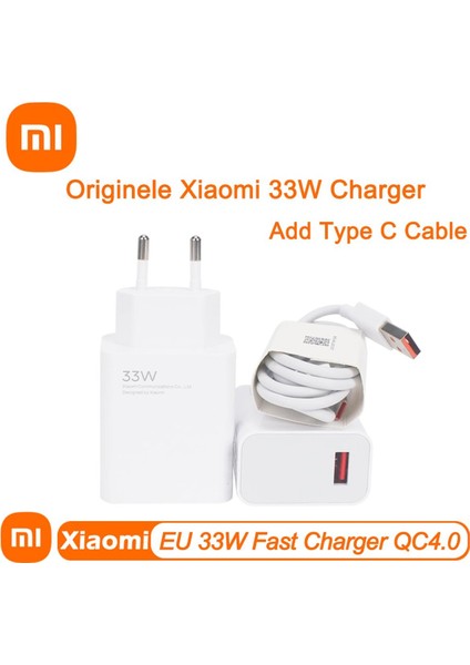 Xiaomi 33W Ab Orijinal Süper Hızlı Şarj Cihazı Qc4.0 Tip C 5A Veri Kablosu Için Mi 11 10 Redmi K30 Pro 10X Pro Redmi Not 9 8 10T (Yurt Dışından)