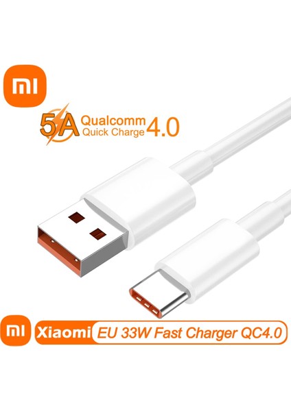 Xiaomi 33W Ab Orijinal Süper Hızlı Şarj Cihazı Qc4.0 Tip C 5A Veri Kablosu Için Mi 11 10 Redmi K30 Pro 10X Pro Redmi Not 9 8 10T (Yurt Dışından) indirimleri