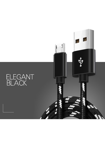 25 cm 1 2 3 M Mikro USB Veri Kablosu Kökenli Şarj Cihazı Samsung Huawei Xiaomi Lg Andriod Mikro USB Cep Telefonu Hızlı Şarj Çekirdek (Yurt Dışından) fırsatları