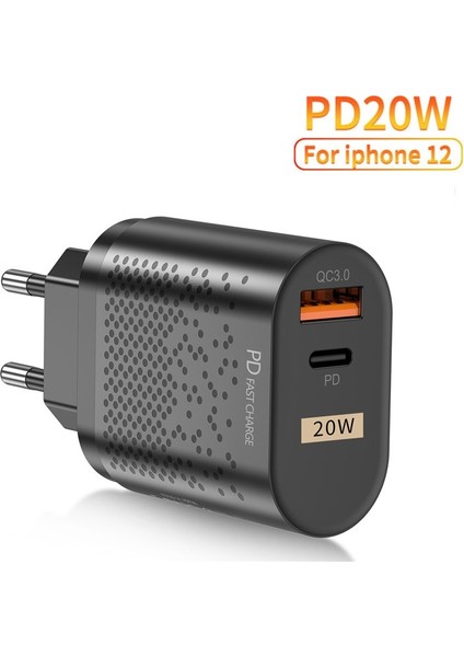 Ab Abd Ingiltere Tak Pd 20W USB C Şarj Cihazı Hızlı Şarj 4.0 3.0 Qc4.0 Pd3.0 Pd Usb-C Tip C Hızlı USB Şarj Cihazı iphone 13 12 12MINI (Yurt Dışından)