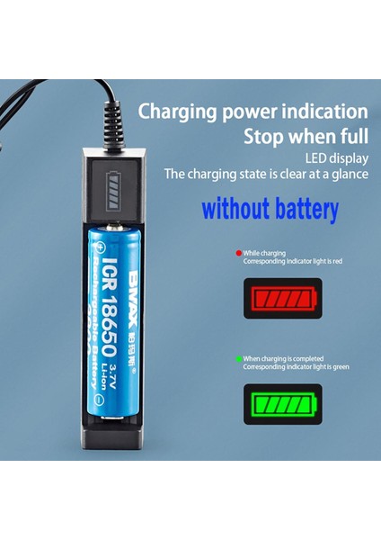 Evrensel 1 2 Yuvalı USB Pil Şarj Cihazı 18650 Akıllı Şarj Cihazı Lityum Piller Gösterge Işığı Aksesuarları ile Şarj Adaptörü (Yurt Dışından)