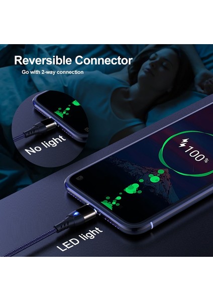 Manyetik Hızlı Kablo Mikro USB Şarj Telefonu Android Veri Kablosu Tel Mıknatıs Şarj Cihazı iPhone Samsung Xiaomi Huawei Cep 3A (Yurt Dışından) fırsatları