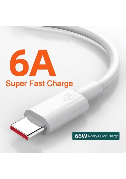 Olaf 6A USB C Tipi Kablo Xiaomi 12/12 Pro 11 6x Samsung S9 S8 66 W Süper Hızlı Şarj Için Huawei P50/P40 Cabo USB Tipo C (Yurt Dışından)