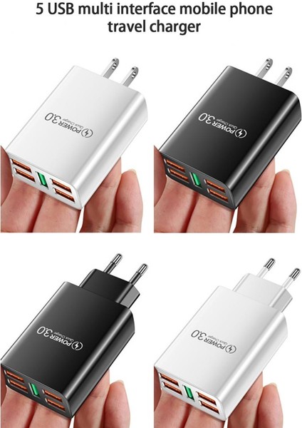 USB Şarj Cihazı Cep Telefonu Şarj Cihazı Çok Bağlantı Noktalı Seyahat Şarj Kafası Avrupa Standardı ve Amerikan Standardı Şarj Kafası (Yurt Dışından) indirimleri