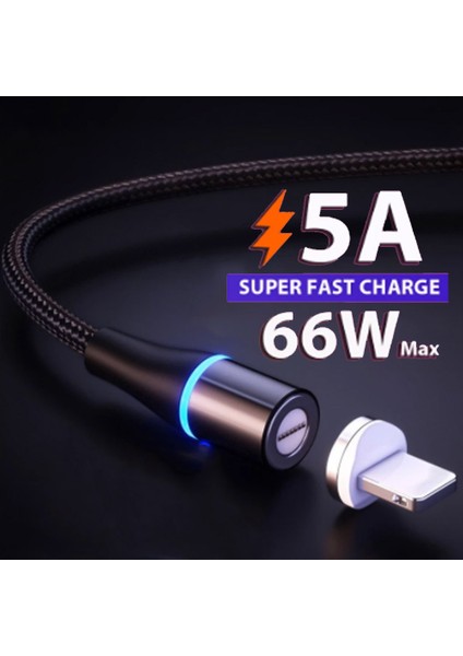 Manyetik Kablo Mikro USB Tip C Hızlı Şarj Kablosu Mi 11 Lite Nubia Redmagic 7s Prcep Telefonu Şarj Cihazı Mıknatıs USB Tel Kablosu (Yurt Dışından)