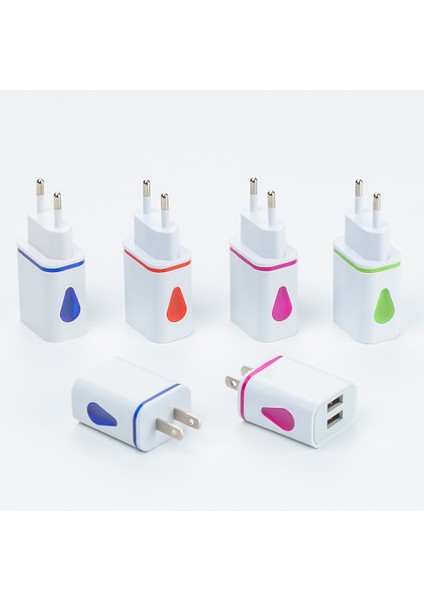 USB Hızlı Şarj Cihazı Hızlı Şarj Evrensel Duvar Cep Telefonu Tablet Şarj Cihazları Abd/ab Tak iphone Samsung Huawei Şarj (Yurt Dışından)