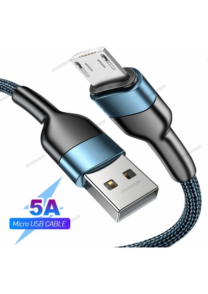 3A USB C Hızlı Şarj Kablosu C Tipi Veri Kablosu Mikro USB Kablolu Telefon Şarj Kablosu Tip-C Teller Samsung Xiaomi Android Telefon Için (Yurt Dışından)
