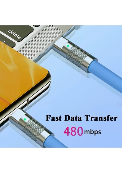 USB C Kablosu Hızlı Şarj Kablosu Tip C Cep Telefonları Şarj Cihazı Cep Telefonu USB Süper Hızlı Şarj 120 W Silikon Kapak Çinko Alaşımı (Yurt Dışından) fiyatları