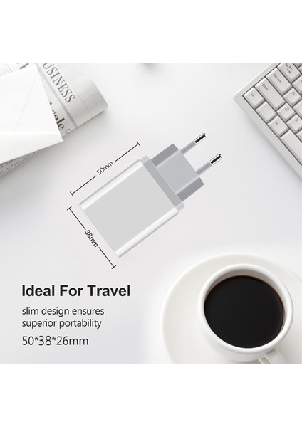 5 V 2.4A USB Hızlı Şarj Cihazı Samsung A50 A30 iPhone 7 8 Huawei P20 Tablet Hızlı Duvar Şarj Cihazı Abd, Ab Tak Adaptörü (Yurt Dışından) modelleri