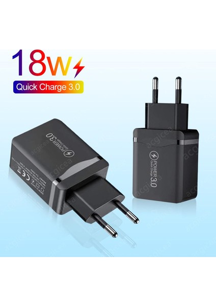 Hızlı Şarj 3.0 USB Şarj Aleti Abd, Ab Duvar Hızlı Şarj Cep Telefonu Tablet Şarj Cihazları iphone x 11 Samsung S7 Huawei Şarj Cihazı (Yurt Dışından)