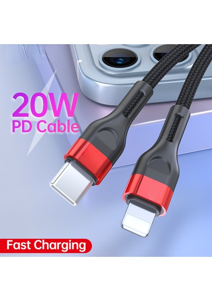 IPhone 13 12 11 Pro Max Xs x iPad 2021 Mini Hava Macbook Şarj Kablosu Kodu Tip C Kablo 20W USB C Kablosu Hızlı C (Yurt Dışından)