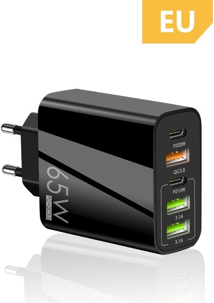USB C Şarj Cihazı Hızlı Şarj 65W USB Tip C Şarj Cihazı Pd Qc3.0 Telefon Adaptörü iPhone Xiaomi Huawei Samsung Oneplus ipad Tablet (Yurt Dışından) indirimleri
