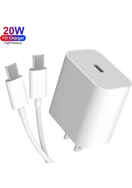 20W Tip C Kablo Şarj Adaptörü Duvar Ab Abd Tak iPhone 13 12 11 Pro Max Honor Magic 3 2 Pro x 50 40 30 20 10 Hızlı Şarj (Yurt Dışından)