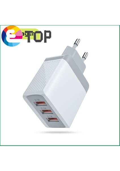 [etop]qc3.0 3usb Hızlı Şarj Cep Telefonu Şarj Cihazı Çok Bağlantı Noktalı Abd Standardı, Avrupa Standardı ve Ingiliz Standardı Seyahat Şarj Cihazı (Yurt Dışından) fiyatları