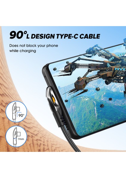 66W Dirsek USB C Kablosu Hızlı Şarj Telefon Kablosu Mikro USB Tip C Vooc Scp PD20W iPhone Huawei Xiaomi Realme Için Hızlı Şarj Kablosu (Yurt Dışından) modelleri